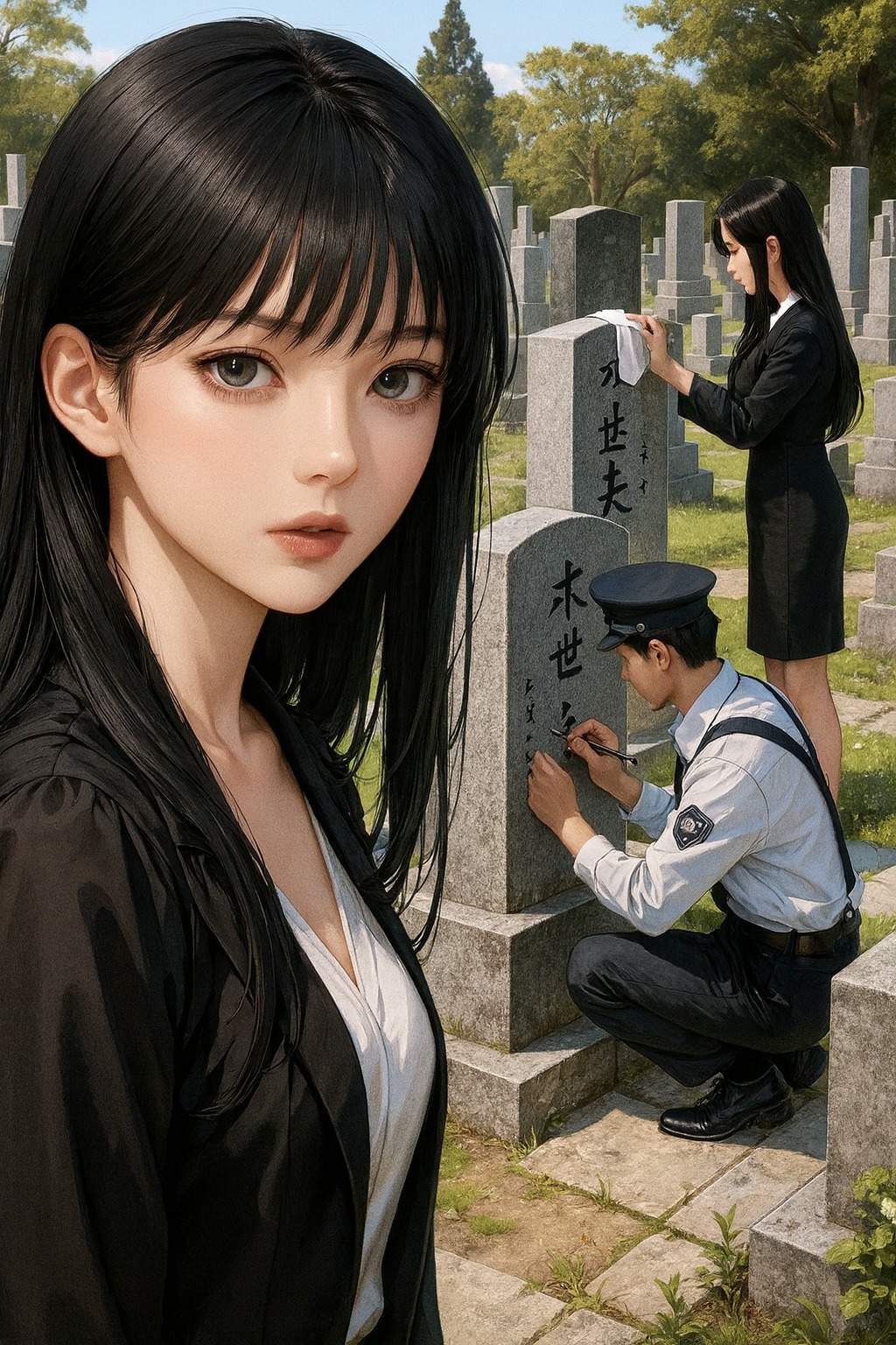 Chọn mộ cho chồng phát hiện bí mật động trời